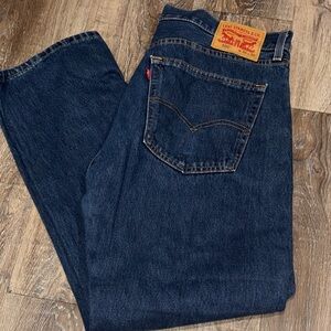 Levi's Men's Dark Blue 505 Jeans. 36 x 30
